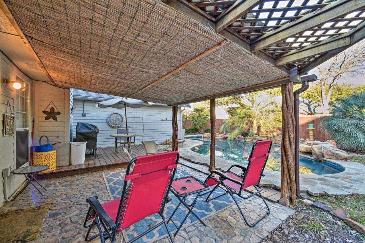Peaceful San Antonio Oasis With Private Pool And Grill Villa Ngoại thất bức ảnh